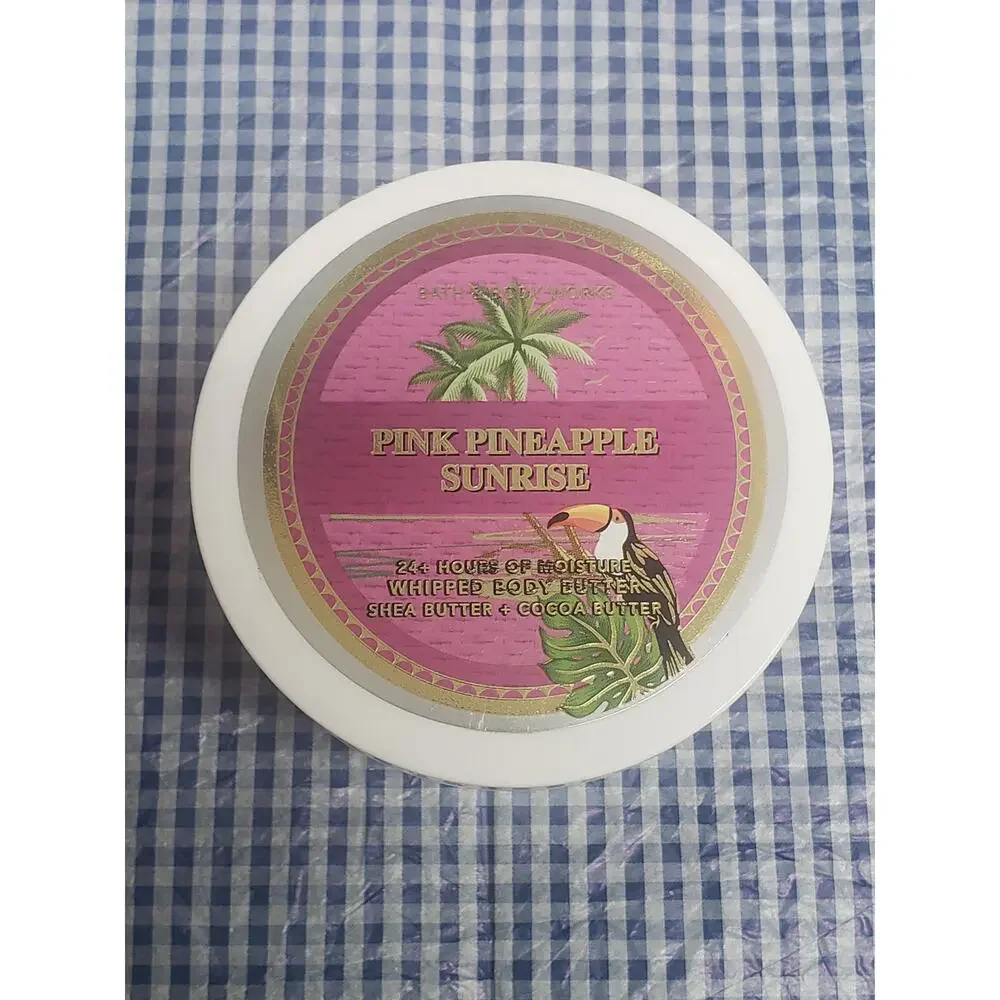 BBW Pink Pineapple Sunrise 24+ Hours of Moisture Whipped Body Butter Shea Cocoa